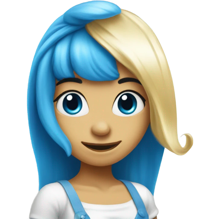 Smurfette emoji
