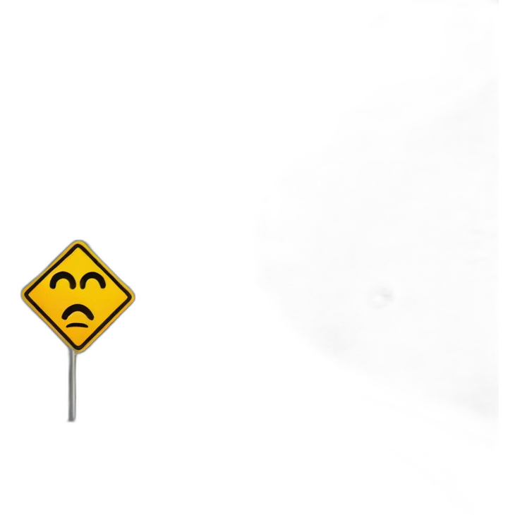 Merge Road sign emoji