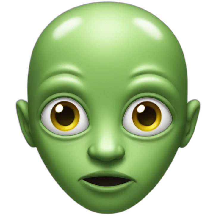 A real alien emoji