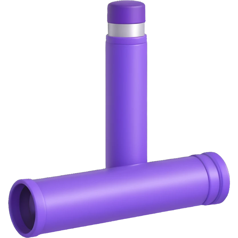 3D render of Missha BB cream in a purple tube with shiny cap on a white background emoji