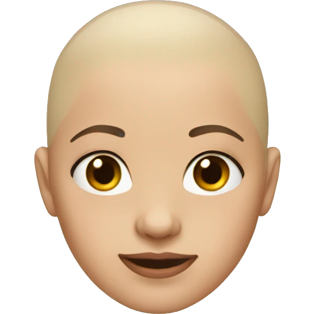 bald girl emoji