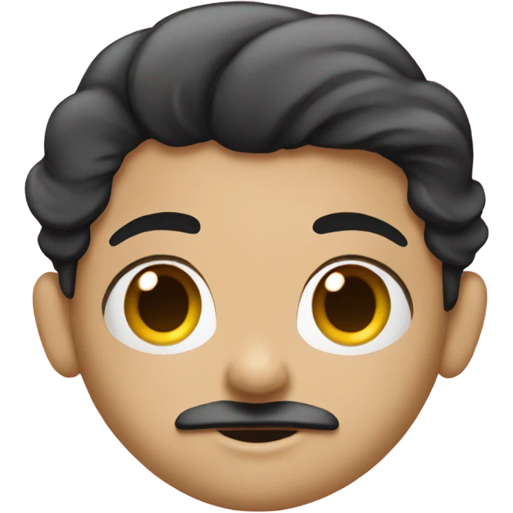 transgender princess with black hair and moustache and beard emoji