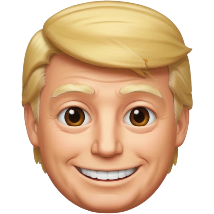 Trump smiles emoji