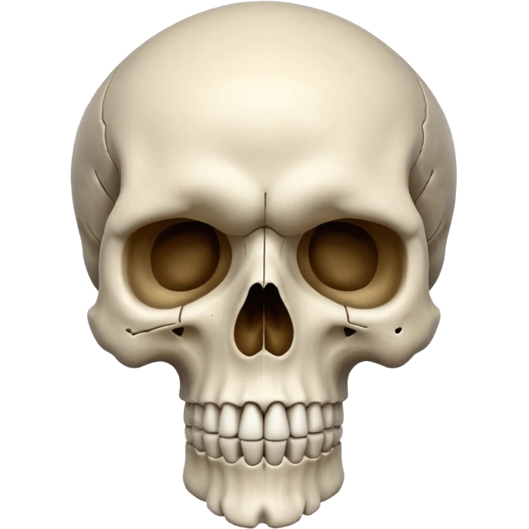 Create a skull ☠️ but without the crossbones emoji