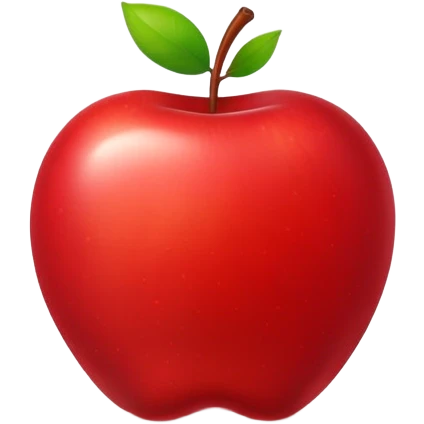 An apple emoji emoji