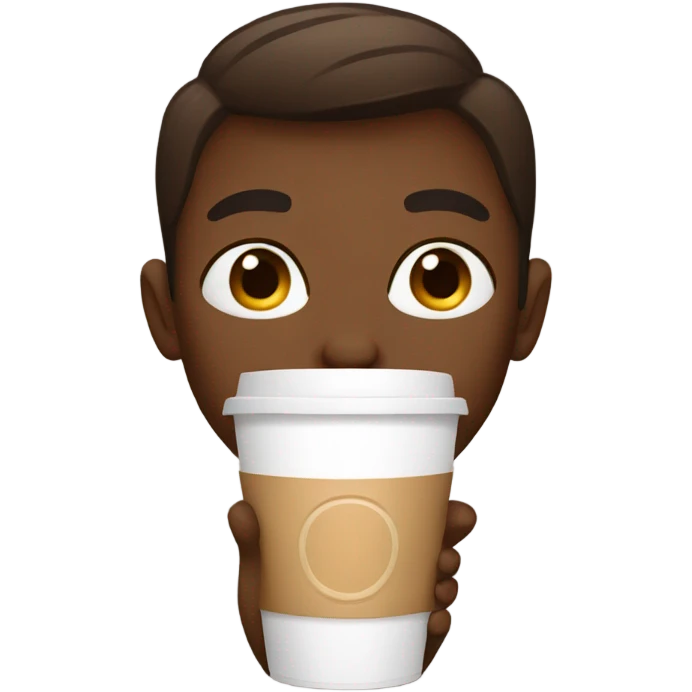 Drinking coffee emoji