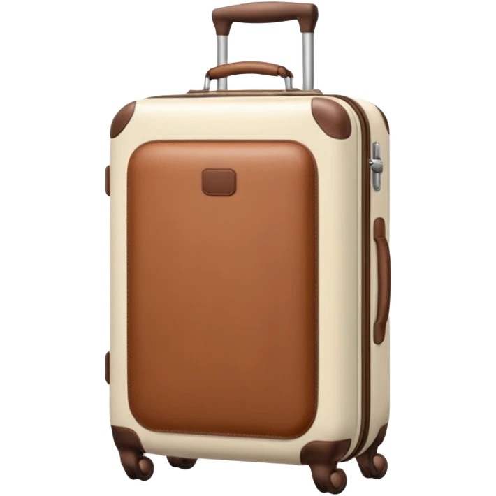 aesthetic ivory minimal suitcase emoji