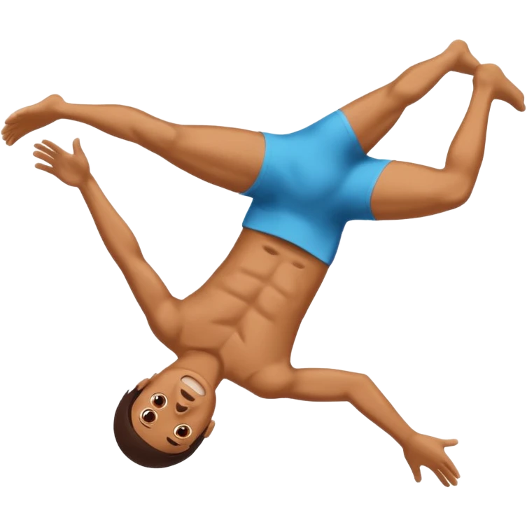 Person doing a backflip  emoji