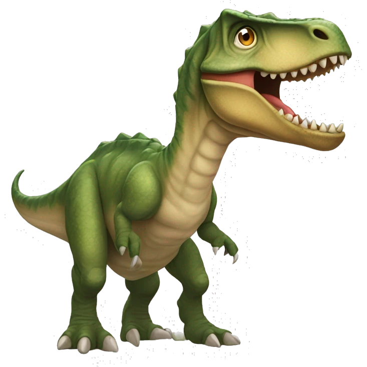 Dinozaur cu căciulă de moș Crăciun emoji