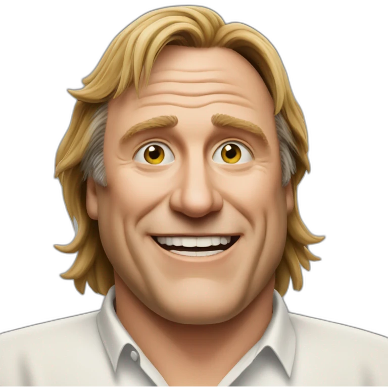 Depardieu happy emoji