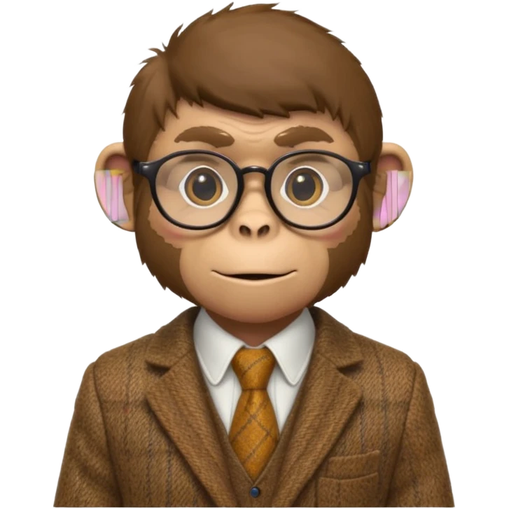professor monkey emoji