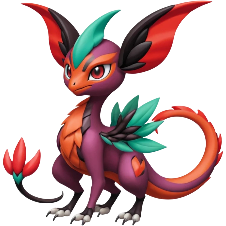 Meloetta-Yveltal-Noivern-Pokémon-Fakémon-creature emoji
