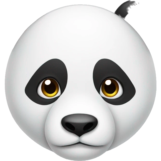 White panda emoji