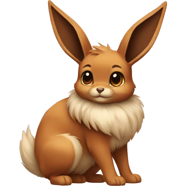 Eevee-Bunny full body emoji