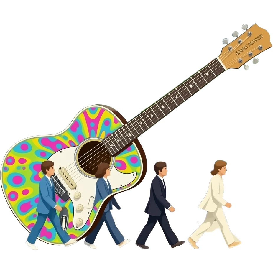 make an insturment that describes the beatels emoji