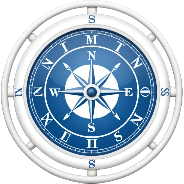 blue-white sea navigation chart. emoji