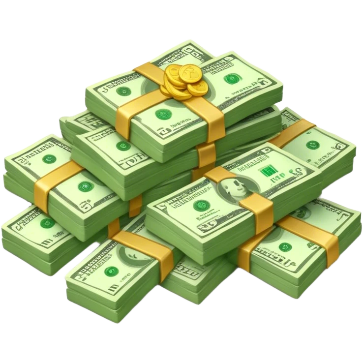 bunch of money emoji