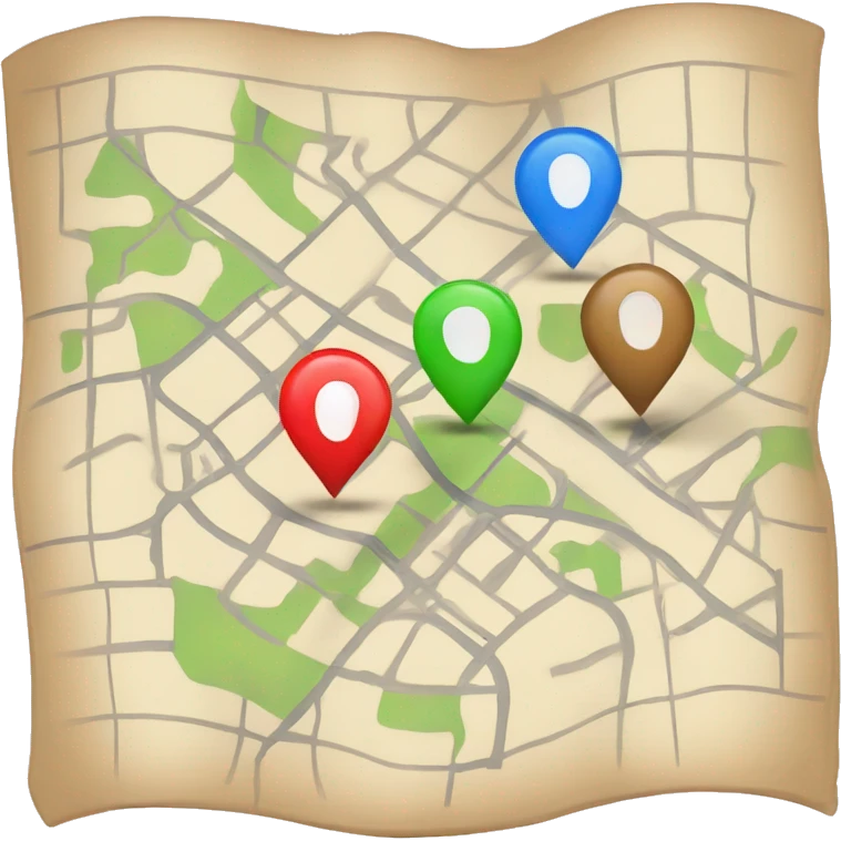 map with check marks emoji