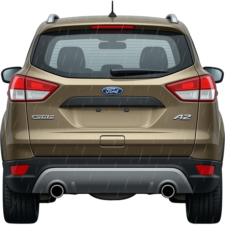 ford kuga mk II tractand rulota burstner in spate emoji
