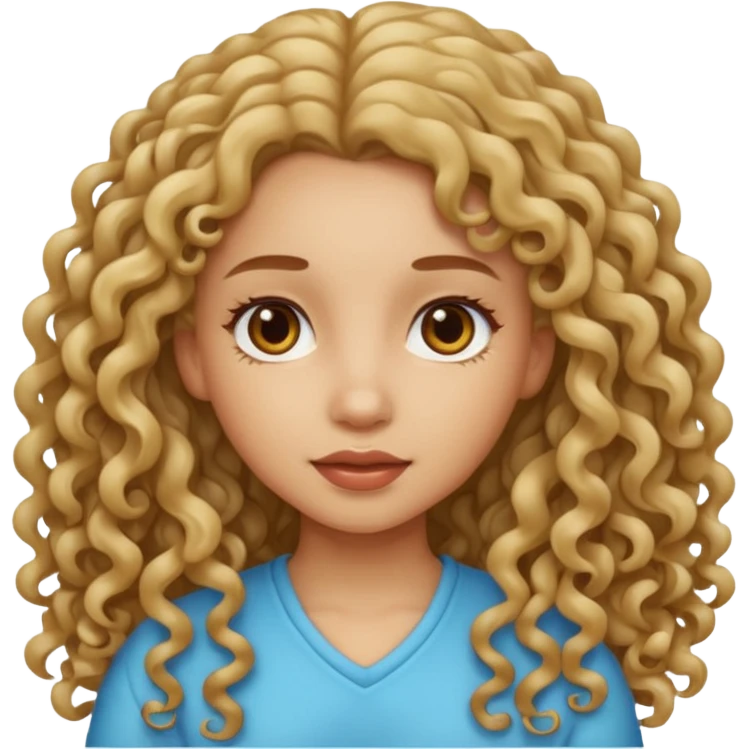 give her more curly hair emoji