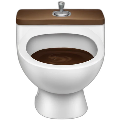 coffe toilet emoji
