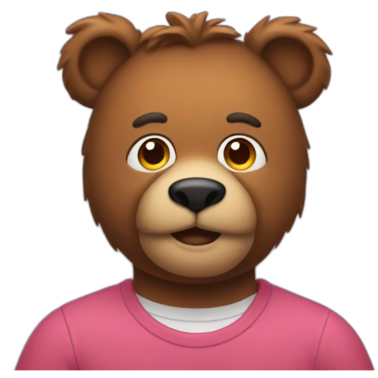Gay daddy bear emoji