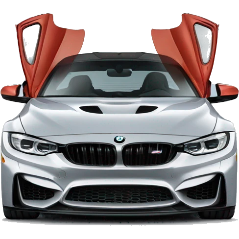 BMW m4 comp with large grill emoji
