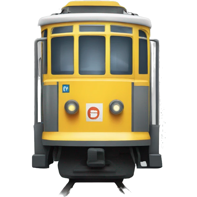 Public transport tram emoji