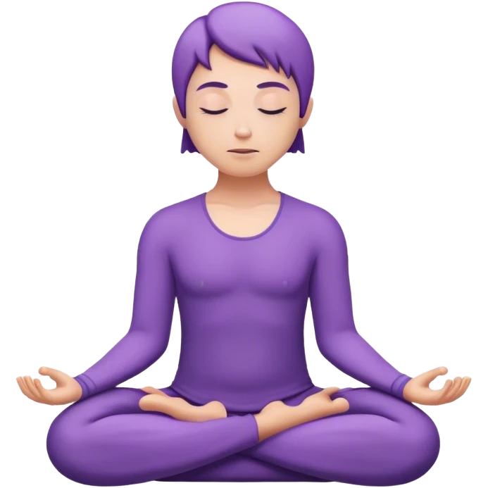 violet 🧘 emoji