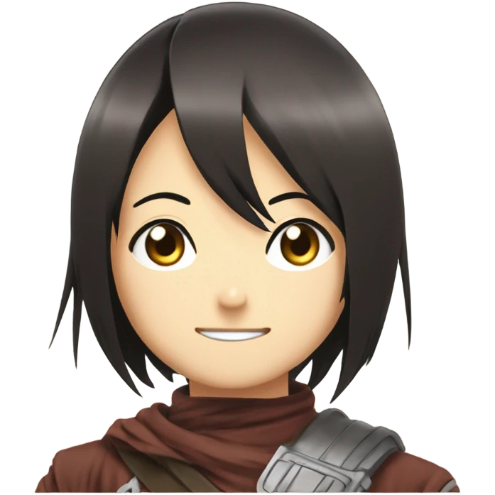 Mikasa from anime AOT emoji