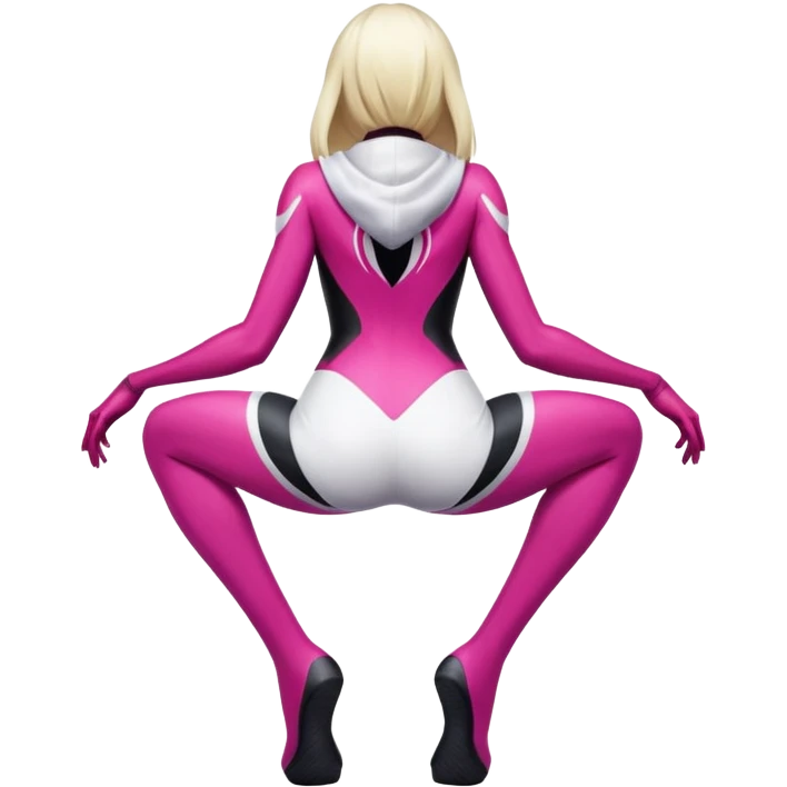 spider gwen ass from the back emoji