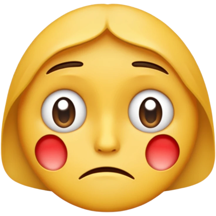 Regular emoji but he’s DEVASTATED. Make it the saddest emoji ever. emoji