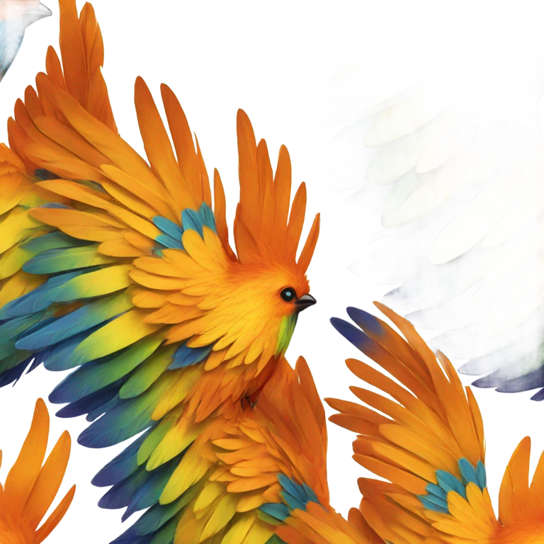 Sunshine bird emoji