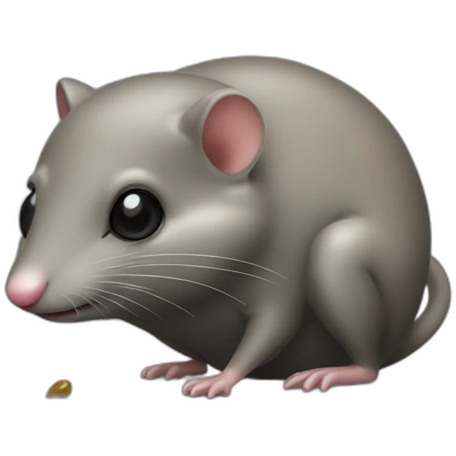 Cheeky shrew emoji