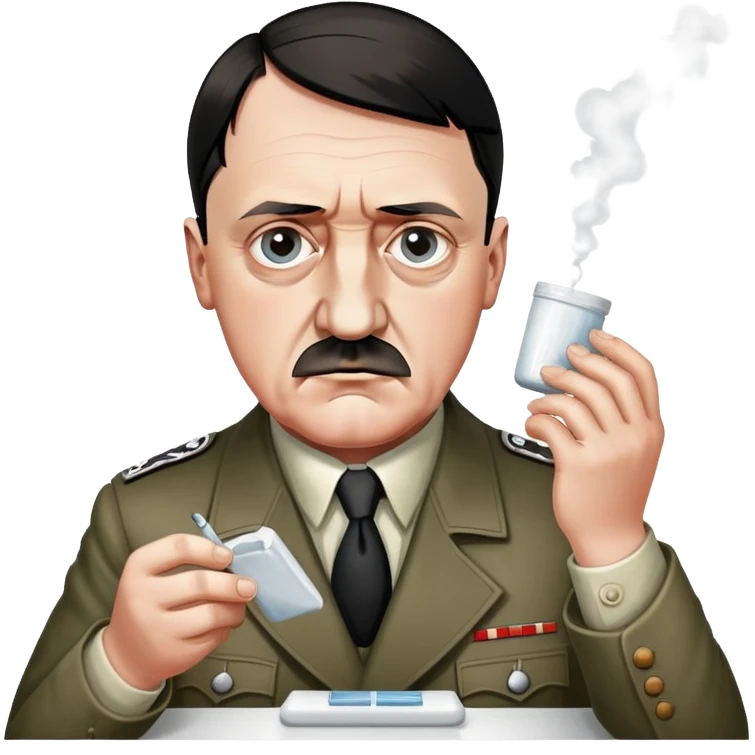 Hitler doing lines  emoji