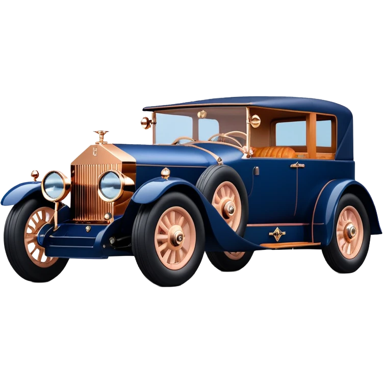 dark blue led lights liberacci hot rod nazi 1927 delicately inlaid rose gold wood barrel accents Scrooge McDuck’s Rolls Royce futuristic electric plasma motors and dynamos with wide racing wheels that are strong agility advanced suspension and steering emoji