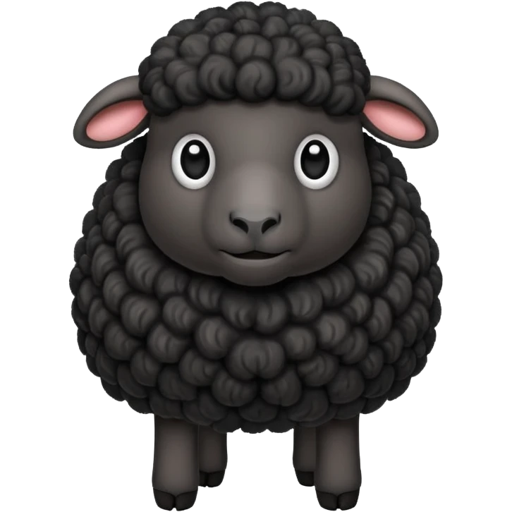 Black sheep emoji