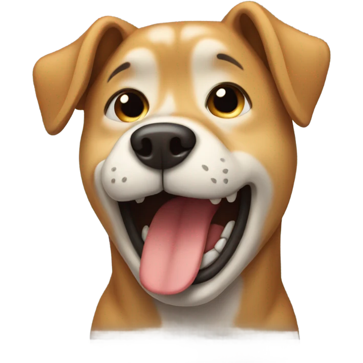 Dog crying emoji