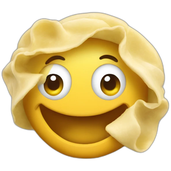 Happy tortellino emoji