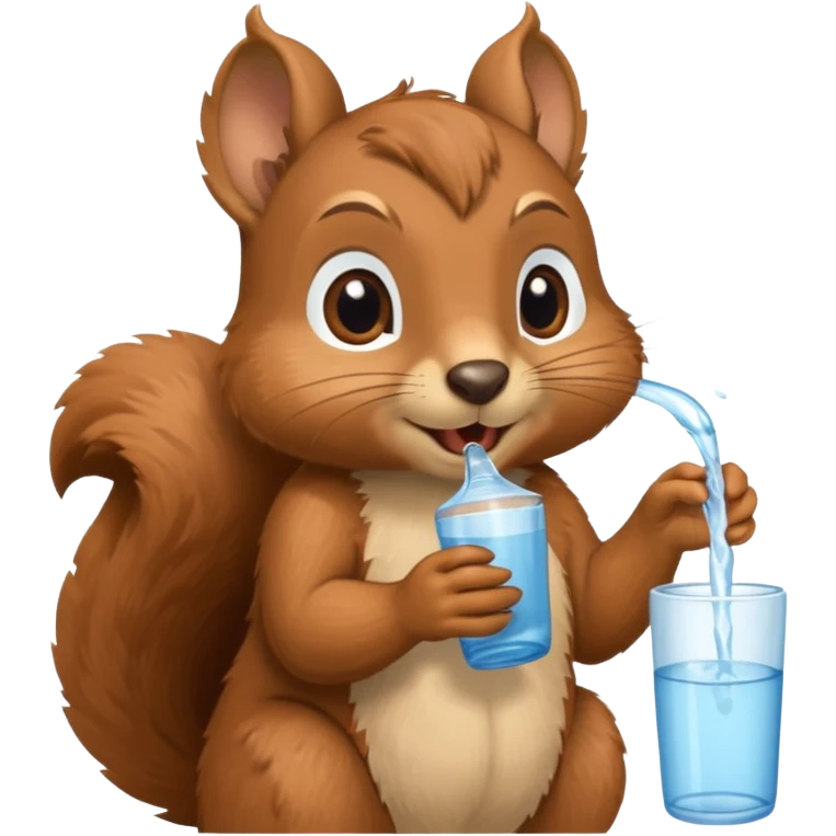  Suu çeken sincap emoji