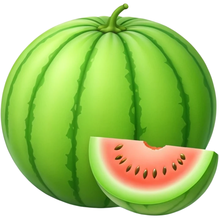 green melon emoji