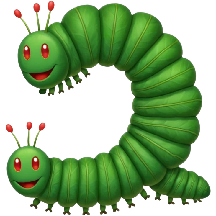 Hungry catapillar emoji