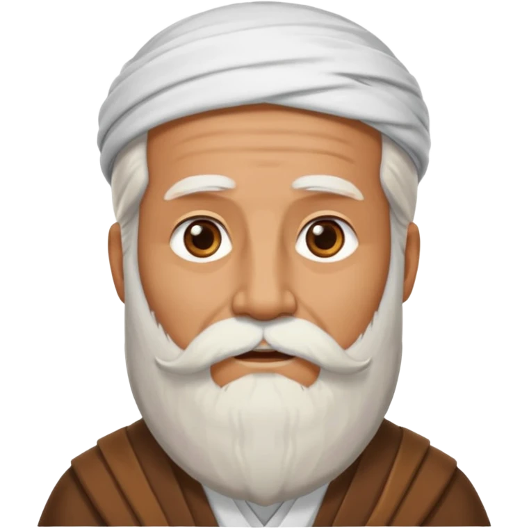 a wise man without face emoji