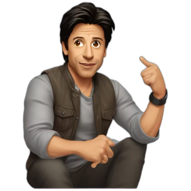 Sharukh khan as atoriksha drive  emoji