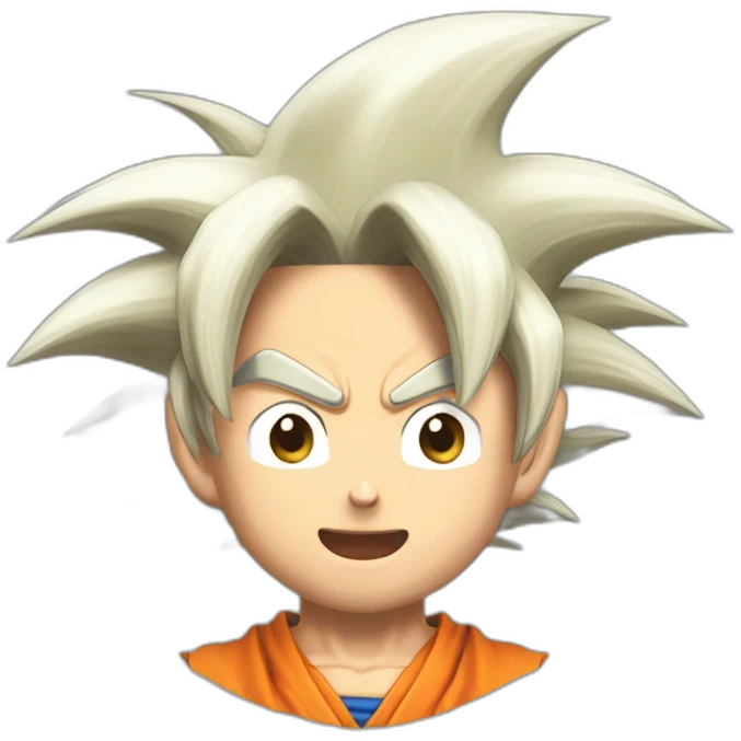 Goku-tête-rigole-de-joie emoji
