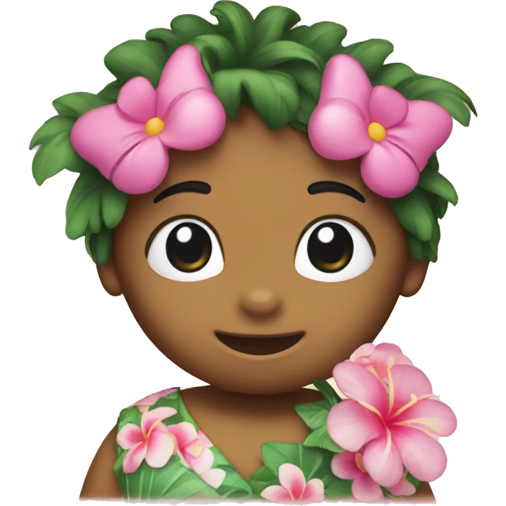 Hawaiian hello kitty  emoji