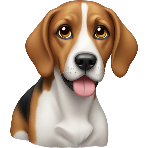 Beaglier dog emoji