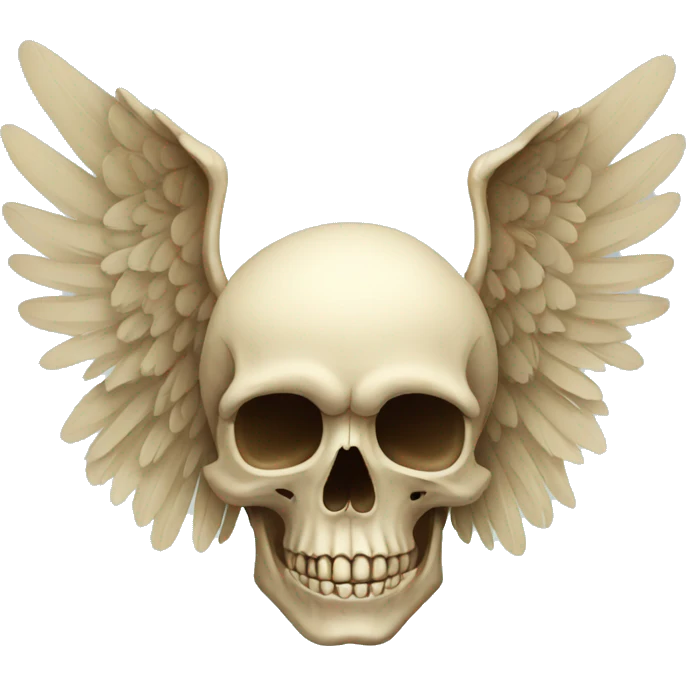 skull with wings emoji