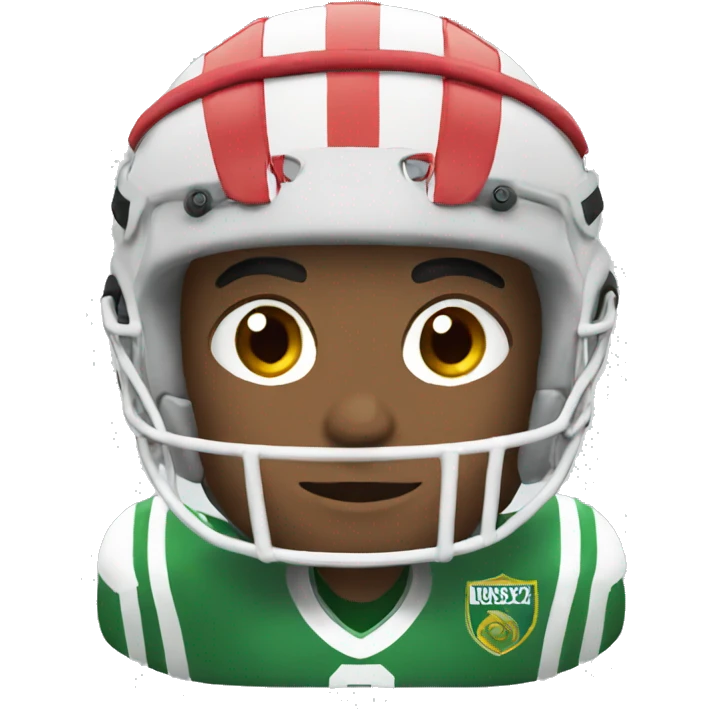 Emoji wearingRugby headgear emoji