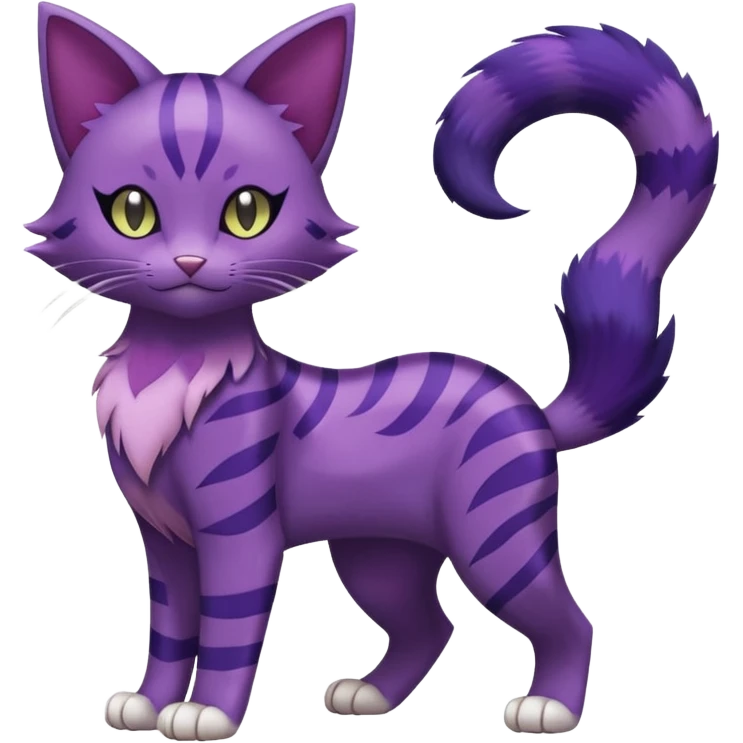 Purrloin-Delcatty-Pokémon-Fakémon-hybrid-creature (full body) emoji
